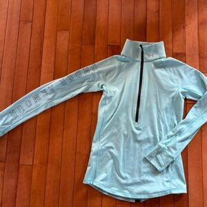 Under Armour cold gear Women's Aqua Long Sleeve Top